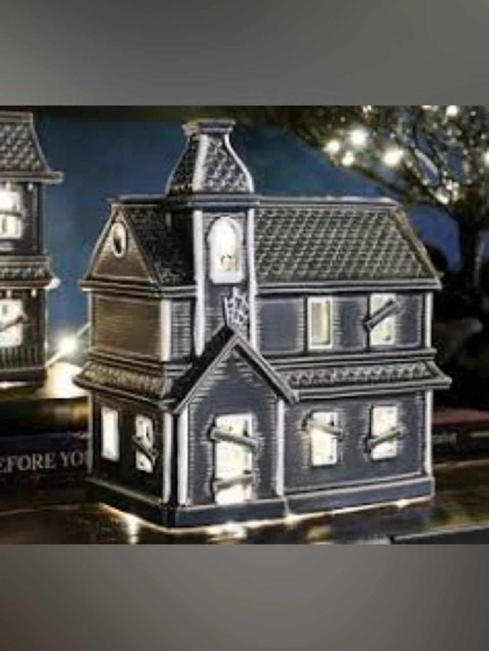 Pottery Barn Ceramic Haunted House ~ Large Version 🎃